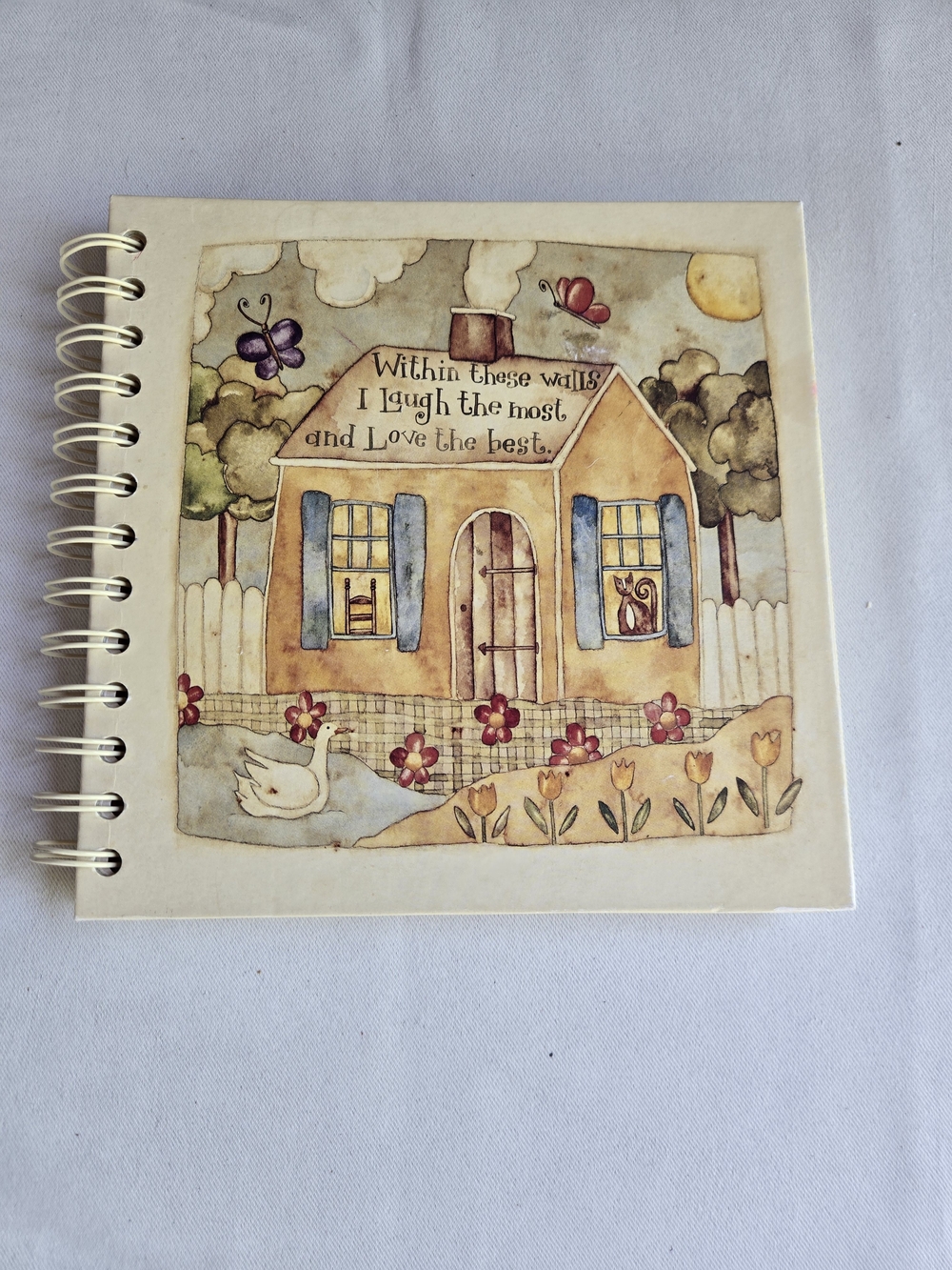Whimsical House Spiral Journal Notebook